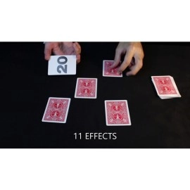 Bicycle Special NUMBERS Red Playing Cards (plus 11 Online Effects)
