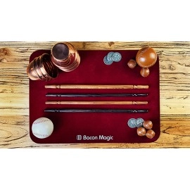 Wooden wand PRO (Standard Brown) by Harry He & Bacon Magic