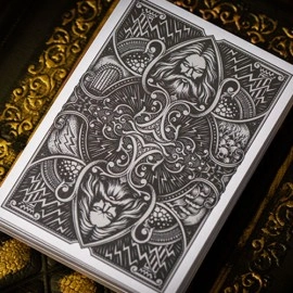 Mazzo di carte Zeus Sterling Silver Playing Cards by Chamber of Wonder