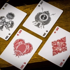 Mazzo di carte Zeus Sterling Silver Playing Cards by Chamber of Wonder