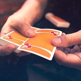 Mazzo di carte Cherry Casino Summerlin Sunset (Orange) Playing Cards by Pure Imagination Projects