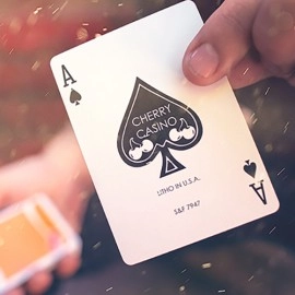 Mazzo di carte Cherry Casino Summerlin Sunset (Orange) Playing Cards by Pure Imagination Projects