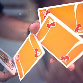 Mazzo di carte Cherry Casino Summerlin Sunset (Orange) Playing Cards by Pure Imagination Projects