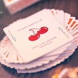 Mazzo di carte Cherry Casino Summerlin Sunset (Orange) Playing Cards by Pure Imagination Projects