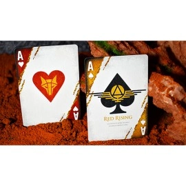 Mazzo di carte Red Rising Playing Cards by Midnight Cards