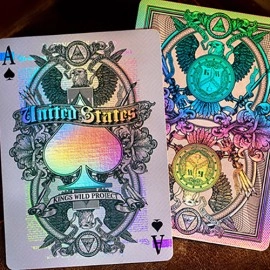 Mazzo di carte Holographic Legal Tender Playing Cards by Kings Wild