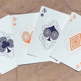 Mazzo di carte Bicycle Snail (Orange) Playing Cards