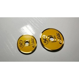 CHINESE COIN YELLOW LARGE by N2G