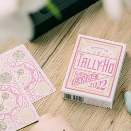 Mazzo di carte Tally-Ho Orchid by US Playing Card Co