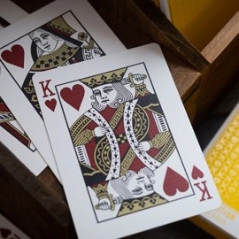 Mazzo di carte Lounge Edition in Taxiway Yellow by Jetsetter Playing Cards