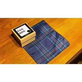 EGG BAG BLUE PLAID by Bacon Magic