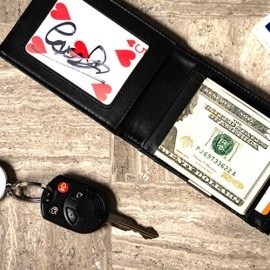 FPS Zeta Wallet Black (Gimmicks and Online Instructions) by Magic Firm
