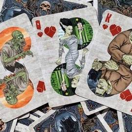 Mazzo di carte Gilded Bicycle Monster V2 Playing Cards