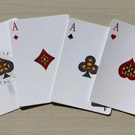 Mazzo di carte Gilded Bicycle Turtle (Land) Playing Cards