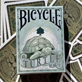 Mazzo di carte Gilded Bicycle Turtle (Land) Playing Cards