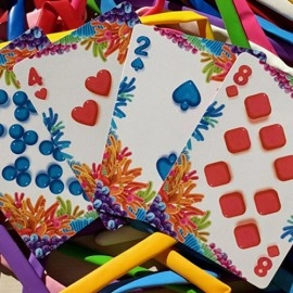 Mazzo di carte Gilded Bicycle Balloon (Ocean) Playing Cards