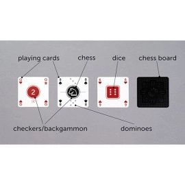 Mazzo di carte One Deck Game Cards by Cartesian Cards