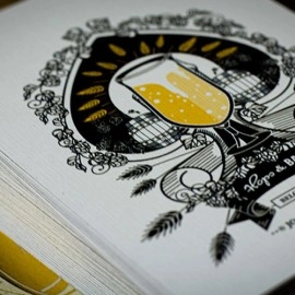 Mazzo di carte Hops & Barley (Belgian Blond) by JOCU Playing Cards