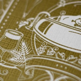 Mazzo di carte Hops & Barley (Belgian Blond) by JOCU Playing Cards