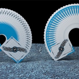 Mazzo di carte Ice Falcon Throwing Cards (Foil) by Rick Smith Jr. and De'vo