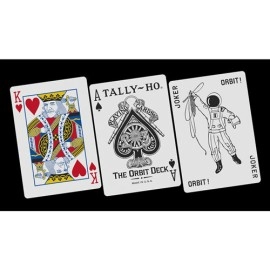 Mazzo di carte Orbit Tally Ho Circle Back (Blue) Playing Cards