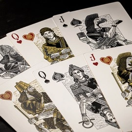 Mazzo di carte The Great Creator: Earth (Gold Foil) Edition Playing Cards by Riffle Shuffle