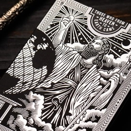 Mazzo di carte The Great Creator: Sky (Silver Foil) Edition Playing Cards by Riffle Shuffle