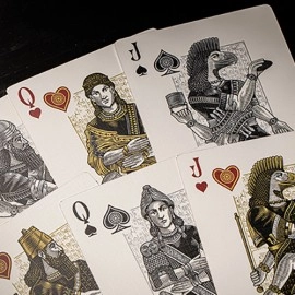 Mazzo di carte The Great Creator: Sky (Silver Foil) Edition Playing Cards by Riffle Shuffle