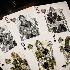 Mazzo di carte The Great Creator: Sky (Silver Foil) Edition Playing Cards by Riffle Shuffle