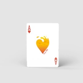 Mazzo di carte Original Blackcat Orange Milk Playing Cards