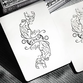 Mazzo di carte Fulton's  White Jazz Playing Cards by Dan & Dave