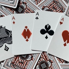 Mazzo di carte Gilded Bicycle Viking Playing Cards