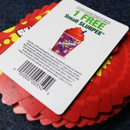 Mazzo di carte Bicycle 7-Eleven Slurpee 2020 (Red) Playing Cards