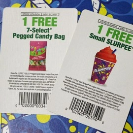 Mazzo di carte Bicycle 7-Eleven Slurpee 2020 (Blue) Playing Cards