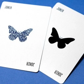 Mazzo di carte Butterfly Worker Marked Playing Cards (Blue) by Ondrej Psenicka