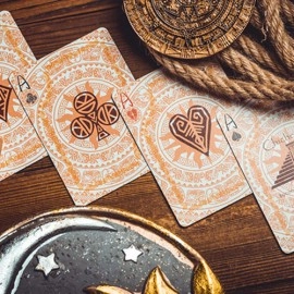 Maya 2 Deck set (Moon and Sun) Playing Cards