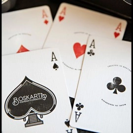 Mazzo di carte BosKarta HH Gilded Playing Cards by Wounded Corner