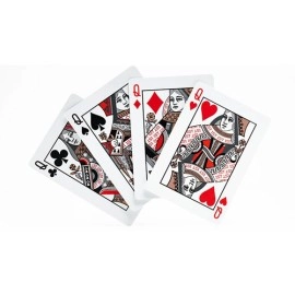 Mazzo di carte 1st V4 Playing Cards (Red) by Chris Ramsay