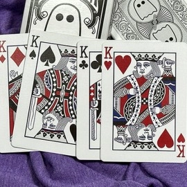 Mazzo di carte Bicycle Boo Back Playing Cards (Grey)