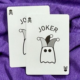 Mazzo di carte Bicycle Boo Back Playing Cards (Grey)