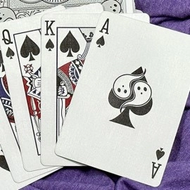 Mazzo di carte Bicycle Boo Back Playing Cards (Grey)