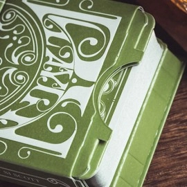 Mazzo di carte Smoke & Mirrors V8, Green (Deluxe) Edition Playing Cards by Dan & Dave