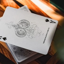 Mazzo di carte Smoke & Mirrors V8, Silver (Deluxe) Edition Playing Cards by Dan & Dave
