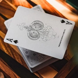 Mazzo di carte Smoke & Mirrors V8, Silver (Standard) Edition Playing Cards by Dan & Dave