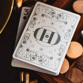 Mazzo di carte Smoke & Mirrors V8, Silver (Standard) Edition Playing Cards by Dan & Dave