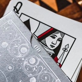 Mazzo di carte Smoke & Mirrors V8, Silver (Standard) Edition Playing Cards by Dan & Dave