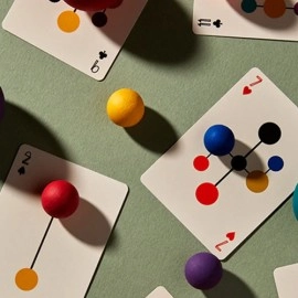 Mazzo di carte Eames (Hang-It-All) Playing Cards by Art of Play