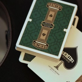 Mazzo di carte Gemini Casino Phthalo Green Playing Cards by Gemini