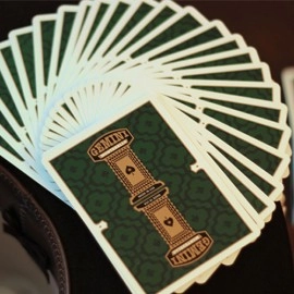 Mazzo di carte Gemini Casino Phthalo Green Playing Cards by Gemini