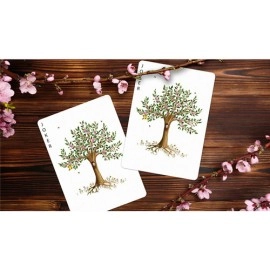 Mazzo di carte Leaves Summer Collector's White (Number Seal) Playing Cards by Dutch Card House Company